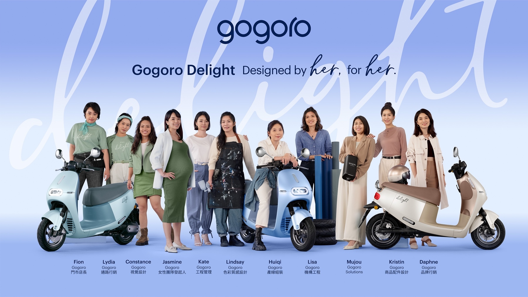 妳沒說出口的 她們都懂designed By Her For Her Gogoro 台灣