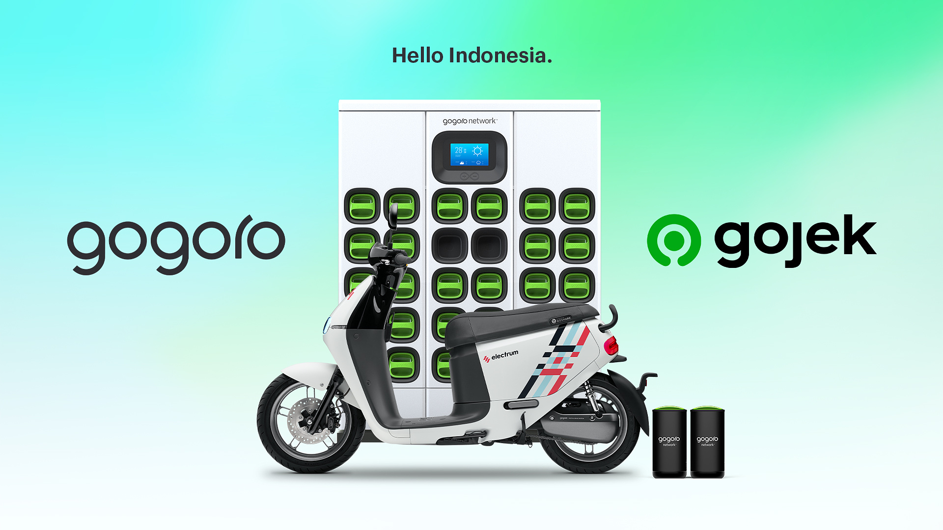 Gojek Partnership Indonesia Gogoro Battery Swapping